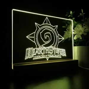 Hearthstone Heroes of Warcraft LED Desk Light