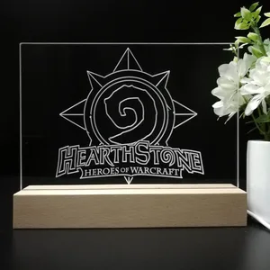 Hearthstone Heroes of Warcraft LED Desk Light