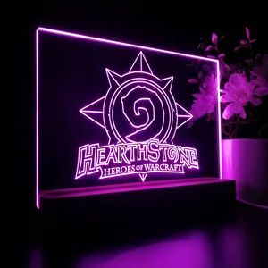 Hearthstone Heroes of Warcraft LED Desk Light