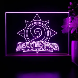 Hearthstone Heroes of Warcraft LED Desk Light