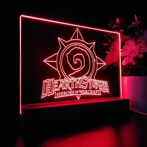 Hearthstone Heroes of Warcraft LED Desk Light