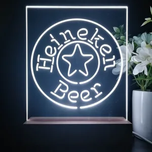 Heineken Logo 1 LED Desk Light