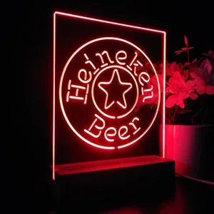 Heineken Logo 1 LED Desk Light