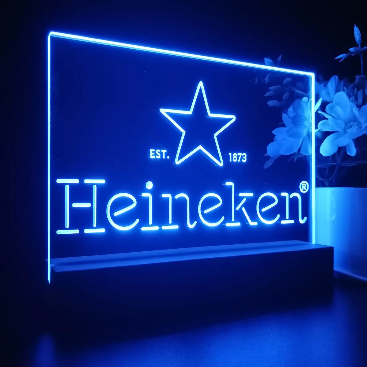 Heineken Logo 2 LED Desk Light