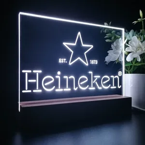 Heineken Logo 2 LED Desk Light
