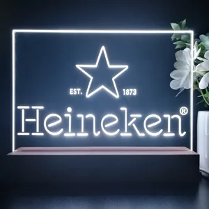 Heineken Logo 2 LED Desk Light