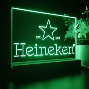 Heineken Logo 2 LED Desk Light