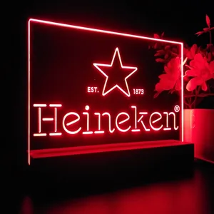 Heineken Logo 2 LED Desk Light