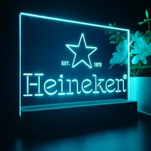 Heineken Logo 2 LED Desk Light