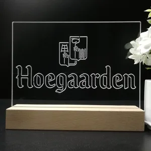 Hoegaarden Logo LED Desk Light
