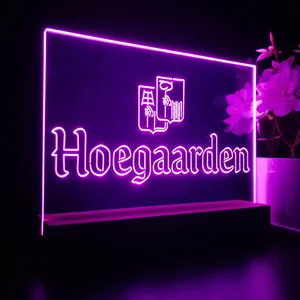 Hoegaarden Logo LED Desk Light