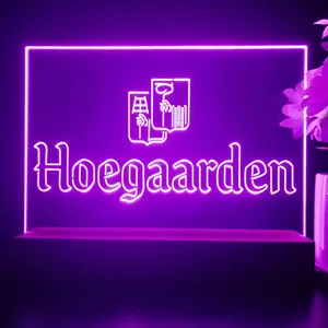 Hoegaarden Logo LED Desk Light