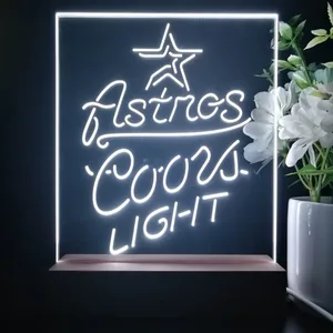 Houston Astros Coors Light LED Desk Light