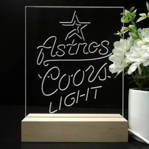 Houston Astros Coors Light LED Desk Light