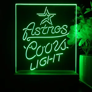 Houston Astros Coors Light LED Desk Light