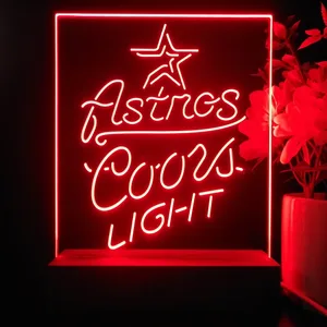 Houston Astros Coors Light LED Desk Light