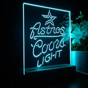 Houston Astros Coors Light LED Desk Light