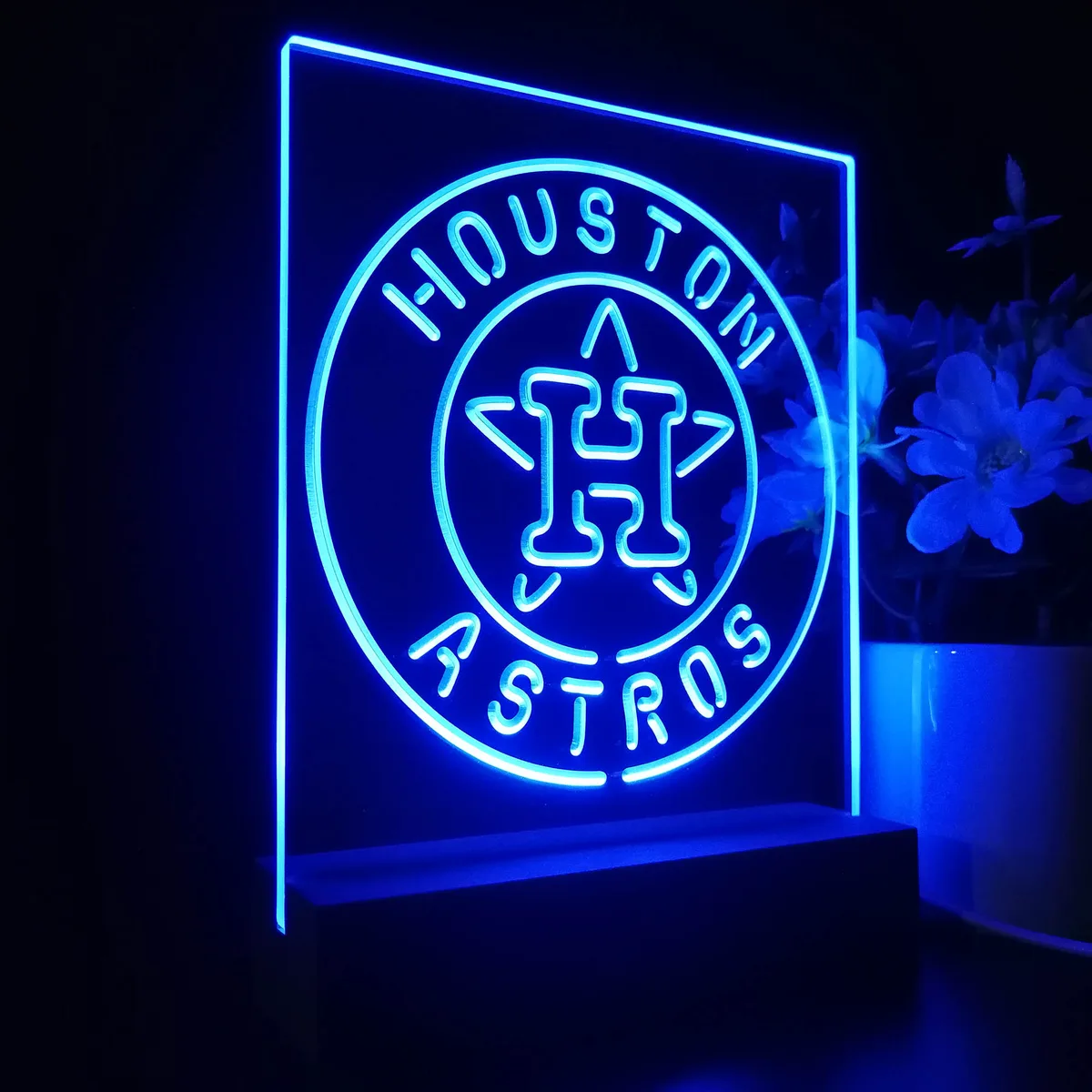Houston Astros Logo 1 LED Desk Light - Legacy Edition