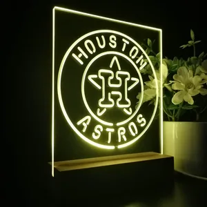 Houston Astros Logo 1 LED Desk Light - Legacy Edition