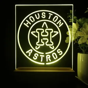 Houston Astros Logo 1 LED Desk Light - Legacy Edition