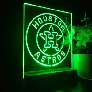 Houston Astros Logo 1 LED Desk Light - Legacy Edition