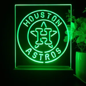Houston Astros Logo 1 LED Desk Light - Legacy Edition