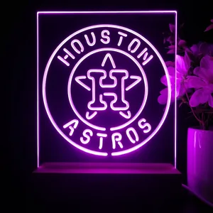 Houston Astros Logo 1 LED Desk Light - Legacy Edition