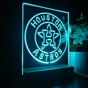 Houston Astros Logo 1 LED Desk Light - Legacy Edition