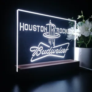 Houston Rockets Budweiser LED Desk Light