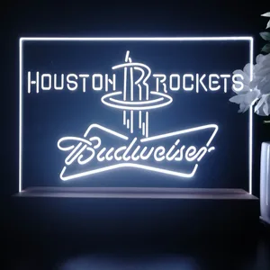 Houston Rockets Budweiser LED Desk Light