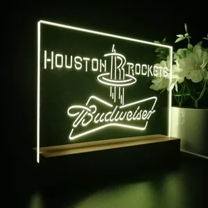 Houston Rockets Budweiser LED Desk Light