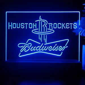 Houston Rockets Budweiser LED Desk Light