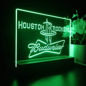 Houston Rockets Budweiser LED Desk Light