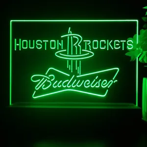 Houston Rockets Budweiser LED Desk Light