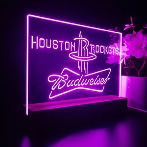 Houston Rockets Budweiser LED Desk Light
