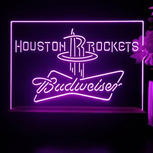 Houston Rockets Budweiser LED Desk Light