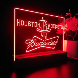 Houston Rockets Budweiser LED Desk Light