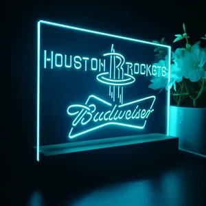 Houston Rockets Budweiser LED Desk Light
