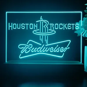 Houston Rockets Budweiser LED Desk Light