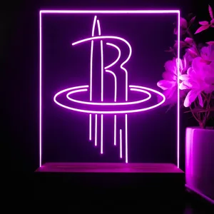 Houston Rockets Logo LED Desk Light
