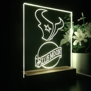 Houston Texans Blue Moon LED Desk Light