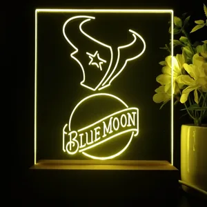 Houston Texans Blue Moon LED Desk Light