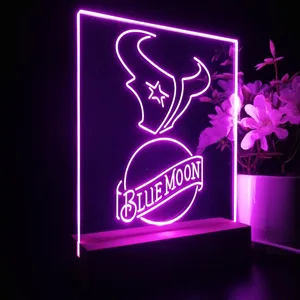 Houston Texans Blue Moon LED Desk Light