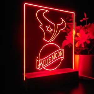Houston Texans Blue Moon LED Desk Light