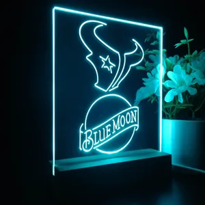 Houston Texans Blue Moon LED Desk Light