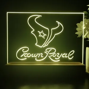 Houston Texans Crown Royal LED Desk Light