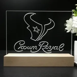 Houston Texans Crown Royal LED Desk Light