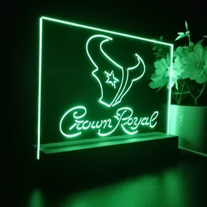 Houston Texans Crown Royal LED Desk Light