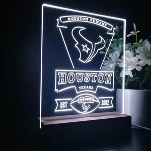 Houston Texans EST 2002 LED Desk Light