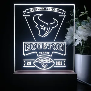 Houston Texans EST 2002 LED Desk Light